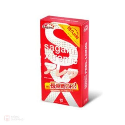 Sagami Xtreme Feel Long Condom Box of 10