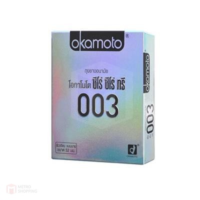 ถุงยางอนามัย Okamoto 003 (แบบบางมาก) 