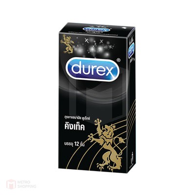 ถุงยางอนามัย Durex Kingtex Box of 12 (ไซต์เล็ก 49 มม)