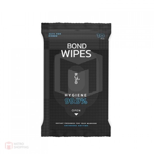 Bond Wipes 10 Sachets,จำหน่าย,กระดาษเช็ดจู๋, Bond, สำหรับผู้ชาย, ขายดี, หอม, ควยเหม็น