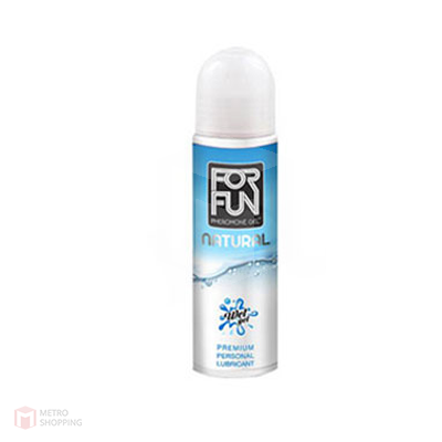 ForFun เจลหล่อลื่นฟอฟัน ฟีโรโมน Premium 2in1 Massage & Lubricant 85 ml. สูตร Natural