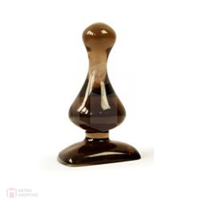  Wins Anus Stopper 8 ของเล่นผลิตจากยางคุณภาพสูง โปร่งแสง สีดำ พื้นผิวสัมผัสเรียบลื่น