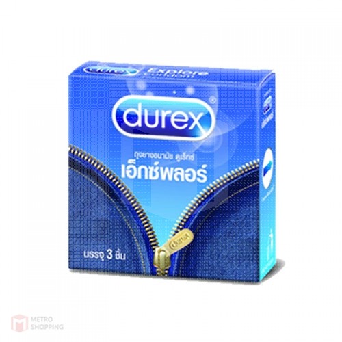 ถุงยางอนามัย Durex Pleasuremak (ผิวไม่เรียบ) 