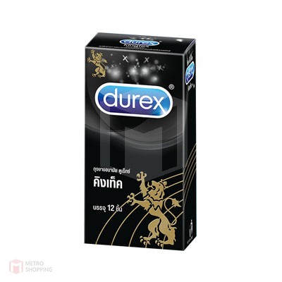 ถุงยางอนามัย Durex Kingtex Box of 12 (ไซต์เล็ก 49 มม)