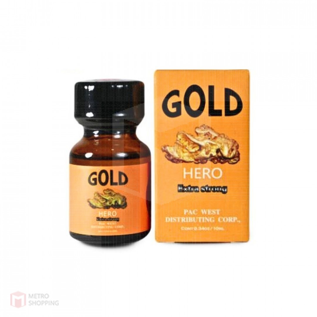 GOLD HERO Premium Poppers PWD Original 10ml ฮีโร่ พรีเมี่ยม ป๊อบเปอร์