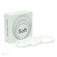 Toynary CR01 Soft - 100% Silicone Cock Rings White (ห่วงรัดโคน)