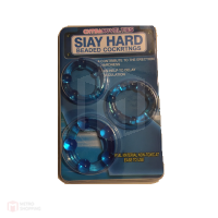 PERSONAL RING V12 (ห่วงมุกสีฟ้าใสแพค3ชิ้น(Stay Hard))