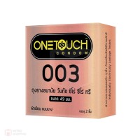 ถุงยางอนามัย ONETOUCH 003 Size 49 (003 แบบบางมากไซต์ 49)