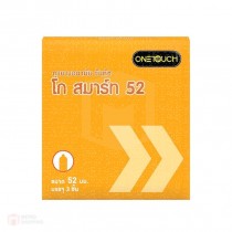 ถุงยางอนามัย ONETOUCH Go Smart 52 (วันทัช โก สมาร์ทไซต์ 52)