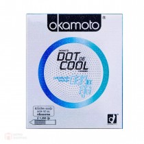 ถุงยางอนามัย Okamoto Dot De Cool (ปุ่มเยอะ เจลเย็น)