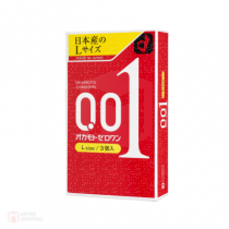 ถุงยางญี่ปุ่น Okamoto 0.01 Size L Box of 3