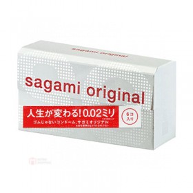 ถุงยางญี่ปุ่น Sagami Original 0.02 box of 6