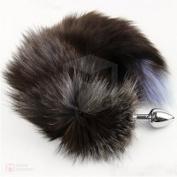 Anal Toys Fox Tail (หางจิ้งจอก ขนนุ่ม หัวสแตนเลส)