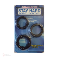 PERSONAL RING V12 (ห่วงมุกดำแพค3ชิ้น(Stay Hard))