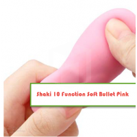 Shaki 10 Function Soft Bullet Pink VIBRATING  ถูกและดี ความเพลิดเพลินสูงสุดสำหรับคุณผู้ชาย ของเล่น