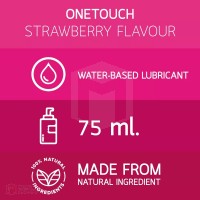 One Touch Lubricant Gel Personal Strawberry 75 ML (เจลหล่อลื่นวันทัชสตรอเบอรี่)