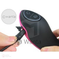 B Swish Bcurious Premium Black Fuchsia  (ตัวสั่น ชาร์จไฟ) ของเล่นระบบสั่นขนาดมาตรฐาน ปรับระดับความแรงได้ 