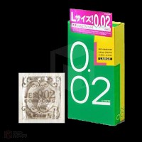 ถุงยางญี่ปุ่น Jex Condoms 0.02 L-Size box of 6