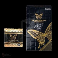 ถุงยางญี่ปุ่น Jex Glamourous Butterfly 0.03 Hot Condom 