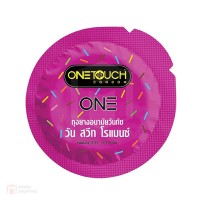 ถุงยางอนามัย One Touch Sweet Romance กระป๋อง 12 ชิ้น (สวีท โรแมนซ์)