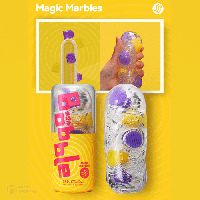 Tenga Bubble Magic Marbles (Yellow)